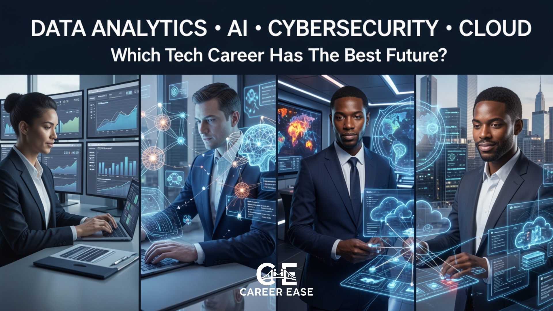 Data Analytics, AI, Cybersecurity, or Cloud: Which Tech Career Has the Best Future?