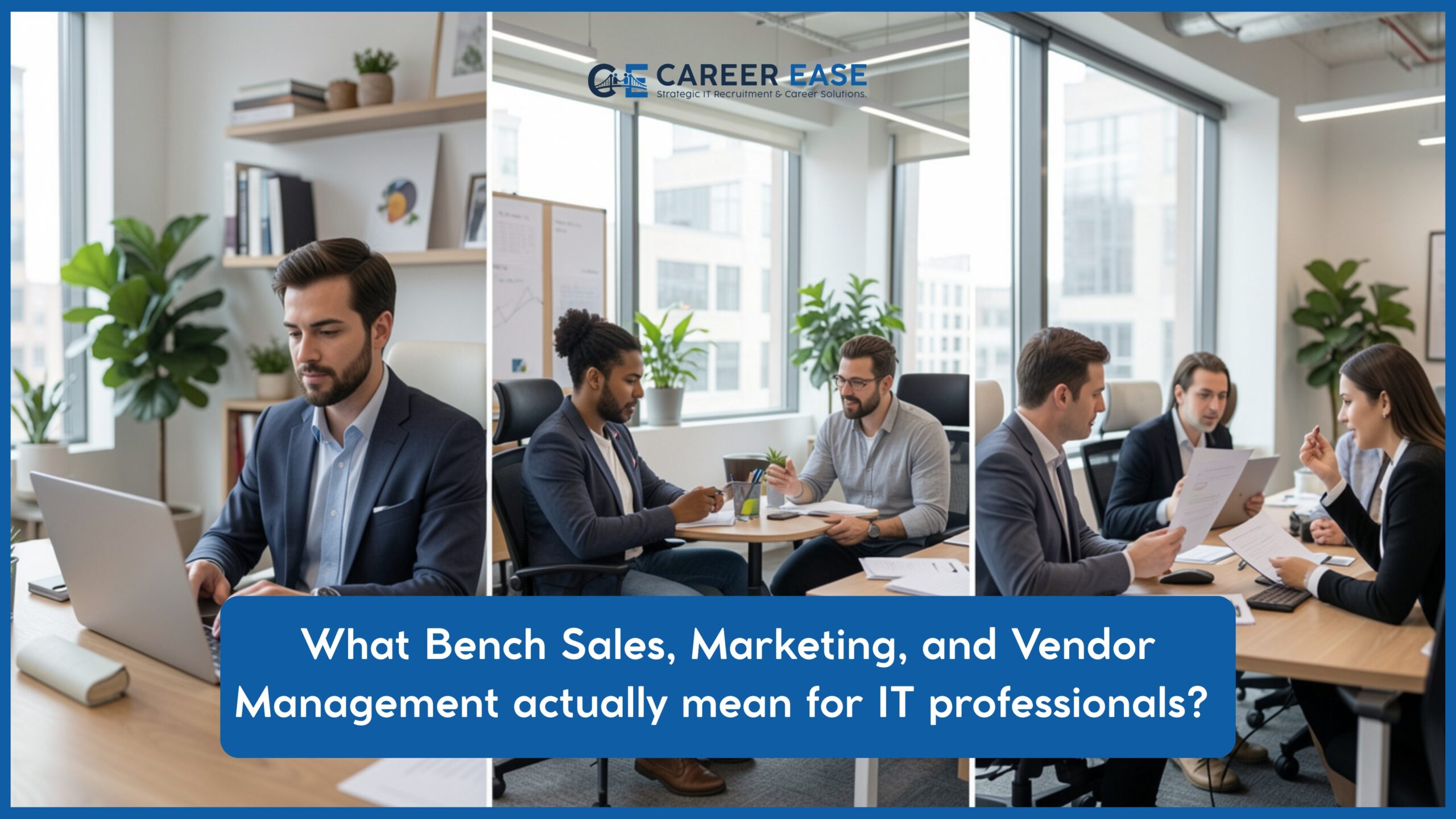 What Bench Sales, Marketing, and Vendor Management actually mean for IT professionals?